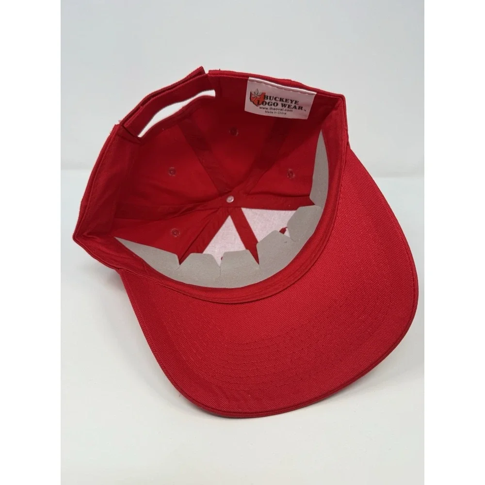 Ohio State University Buckeyes Strapback Hat‎ Cap Unisex NCAA Red